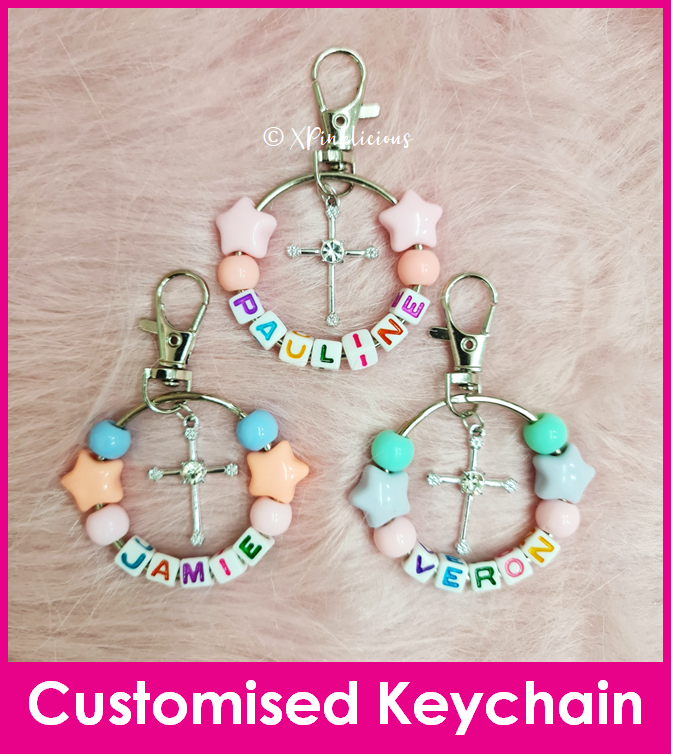 Customised keychain on sale